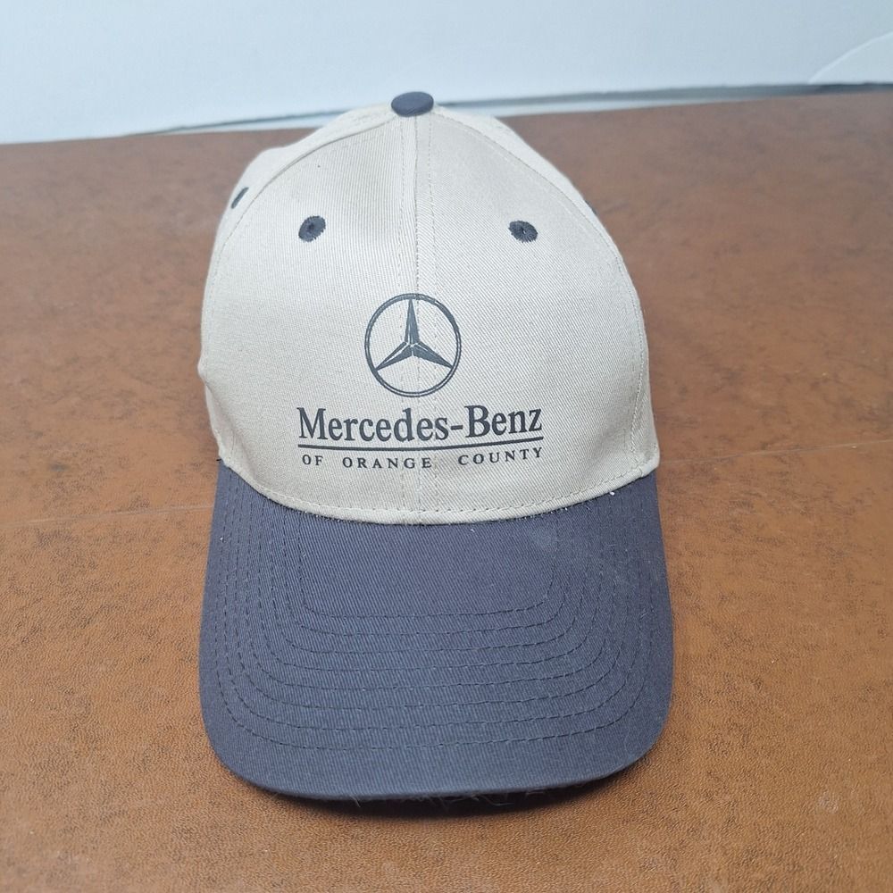 Mercedes Benz of Orange County Baseball Cap Tan Gray One Size Cotton